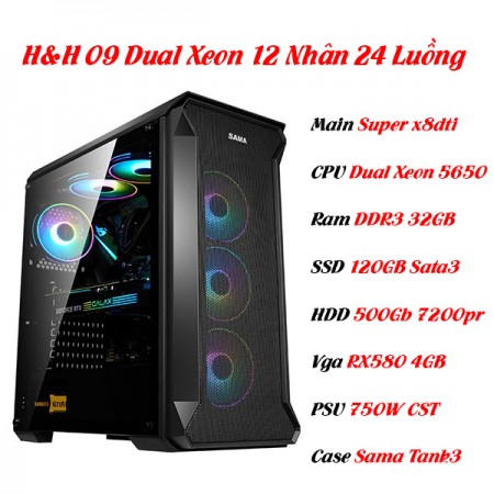 PC Dual Xeon Chuyên Cày Nox,Render